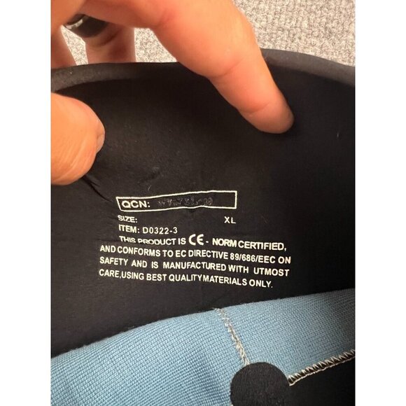 Pinnacle Wetsuit Men's XL Black Sleeveless Shorts Merino Lining Surf - Picture 7 of 7